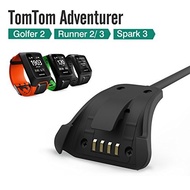 TomTom Adventurer Charger Dock MoKo USB Data Sync Charge Cradle Dock Charger with 1M Charging Cable for TomTom Adventurer/Golfer2/ Spark3/Runner2/Runner3 GPS Fitness Running Watch