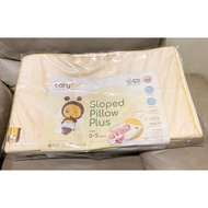 Mmp - Preloved Babybee Sloped Pillow Plus - Anti Colic Baby Sloped Pillow Made From Belgium Natural Latex with Inner Bamboo Cover - Includes Pillowcase+FREE EXTRA 1pcs Spare Pillowcase