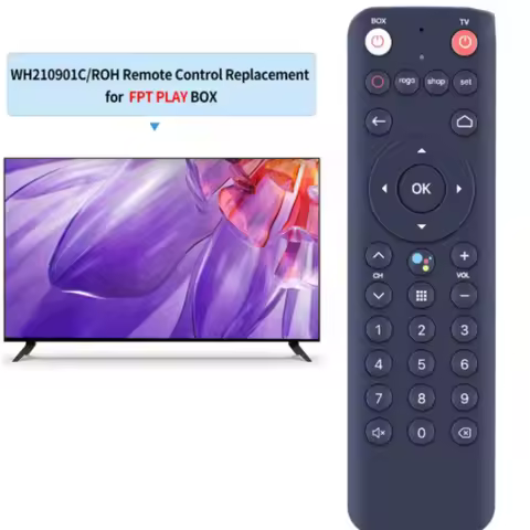 New BT Remote Control Work For FPT PLAY Box WH210901C/ROH