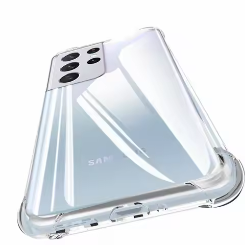 Shockproof Phone Case for Samsung Galaxy S21 Ultra Silicone Cases Back Cover on For Samsung S21ultra