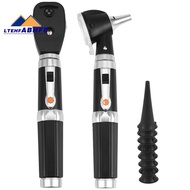 2 in 1 Professional Diagnostic Ear Eye Care LED Fiber Otoscope Ophthalmoscope Tool Sets