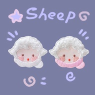 Cute Cute Plush Lamb Embroidery Stickers Three-Dimensional Scarf Decorative Stickers Patch Stickers 