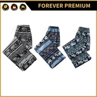 (FOREVER PREMIUM) Thai Elephant pants Summer Beach Pants Multi Colour Silk Plaid Pants Fashion Wide 