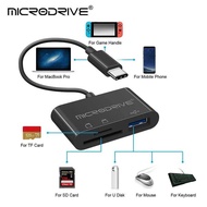 USB C Aa / Lighing Usb3.0 HUB 3 In 1 For Memory Card Flash SD Card Adapter Micro Mini Aa /