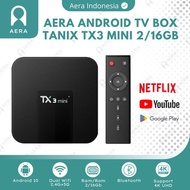 (G) TV Box TANIX TX3 Mini RAM 2GB ROM 16GB - Android 9.1 - Ultra HD 4K