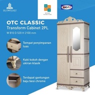 Lemari Pakaian 2 Pintu Plastik Olymplast OTC Classic