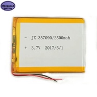 Banggood 3.7V 2500mAh 357090 Lipo Polymer Lithium Rechargeable Li-ion Battery Cells For 7" T72HM / T