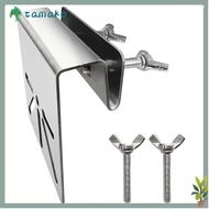 TAMAKO Wall Mount Bracket, Gutter Mount Channel Mount Gutter Bracket, Wall Mount Metal Drainage Chan