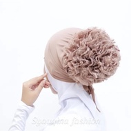Ciput Dalaman Kerudung INNER TURKI Premium Terbaru Cepol Turkie Jersey Mix Brukat Tali Renda Jumbo