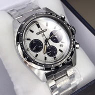 Seiko SSC813P1 PANDA PROSPEX SPEEDTIMER SOLAR Sapphire Crystal White Dial Panda ssc813 ssc813p1 ssc8