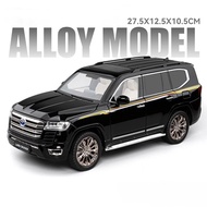 1/18 Toyota Land Cruiser LC300 ZX SUV Alloy Car Model Diecast Metal Off-road Vehicles Car Model Soun