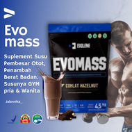 EVO MASS Supplement Susu GYM Fitnes Pembentuk Otot Dan Penambah Berat Badan Anak Dewasa Pria Wanita