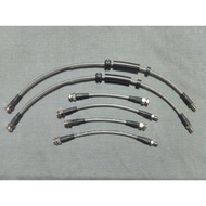 BMW E82 1M E90 E92 E93 M3 Ruff Front Rear Metal Brake Hose 1M And M3 Dedicated One Car Six Pieces