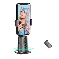 Auto Face Tracking Phone Holder No App Required 360° Rotation Phone Camera Stand withRemote andGestu