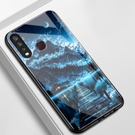 Case For VIVO Y12 Y15 Y17 Y12i Y3 Y3s 2020 Sky Peak Phone Shockproof Glass Shell