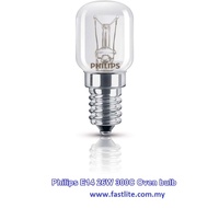 Philips E14 26w 230V 300C T22 Clear Oven / Microwave bulb