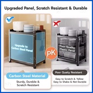 ✗ ▙ ◡ Siv 2/3-Tier Dish Rack Dish Drainer Dish Cabinet Kitchen Countertop Plate Organizer Storage S
