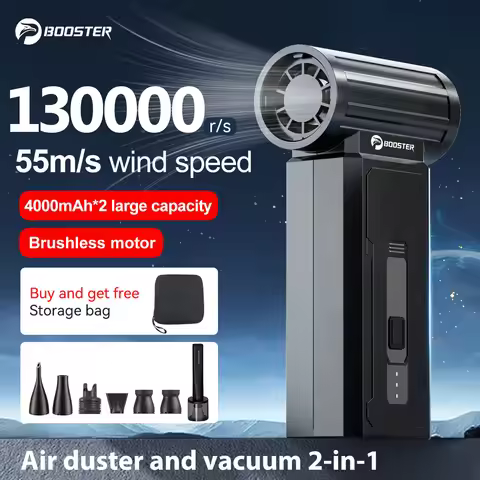 BOOSTER W01 Mini Turbo Fan Jet Fan Powerful Air Blower 100,000 RPM Powerful Blower with High Speed D