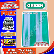 STRIPES TRAPAL SET - w/ PULLEY & ROPE - 4x6 5x6 6x6 6x8 6x9 6x10 6x12 - ROLL UP & DOWN AWNING WATERP