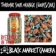 [BMC] Torrone Sour Orange Candy (Bulk Quantity, 600pcs/Jar) [SWEETS] [CANDY]