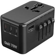 Universal Travel Adapter 70W GaN-International Power Adapter 3 USB C 1 USB A, Global Travel Essentia
