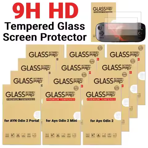 9H Tempered Glass Screen Protector For AYN Odin 2 Portal Game Console Screen Protective Films for Ay