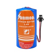 SUNMOON ER34615M 3.6V Non Rechargeable Lithium Battery for Smart Water Meter GPS Locator