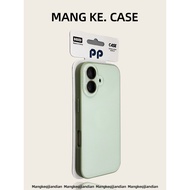 iphone 16 plus casing 16 pro max case High-Quality Ice Glass New Style Apple 17 Sage Green Suitable 