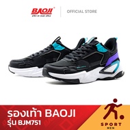 BAOJI รองเท้าผ้าใบชาย รุ่น BJM751-สีดำ