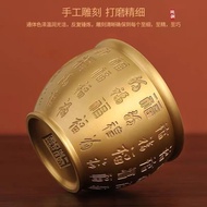 Prosperity House Lucky Fortune Cylinder Brass Rice Cylinder Home Decoration Living Room Study Deskto