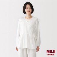 MUJI Ladies Crepe Gauze Short Cardigan