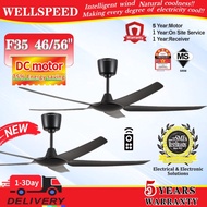 ⚡2025NEW⚡INOVO Wellspeed F35 46" 56" DC motor ceiling fan Remote Kipas siling 吊扇 5 years warranty