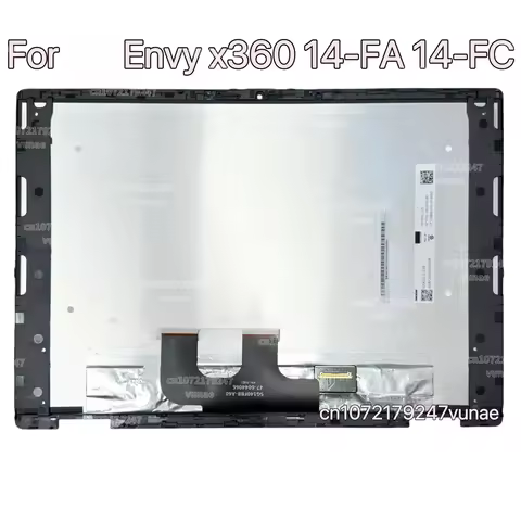 N91012-001 Laptop Replacement LCD Display For Envy x360 2-in-1 14-fa 14t-fa 14-fc LCD Touch Screen D
