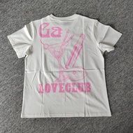 Z59G Spring/Summer 2023 Pink Letter Print Pullover T-Shirt - Women's Loose Fit