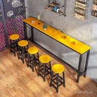 Milk Table Wine r & Combination High Coffee Feet Bar Tea Shop Table Bar Balcony Table Chair Back Wal