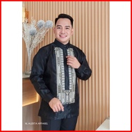 ❖ ▩ ♣ MODERN BARONG TAGALOG FOR MEN BLACK