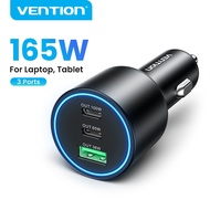 Vention Car Charger 130W Max Fast Charging with LED Indicator Car Charger Socket Outlet for iPhone S