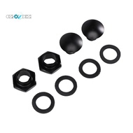Rear Windshield Glass Strut Hardware Kit Fit for   92-95 Hatchback EG6  Black