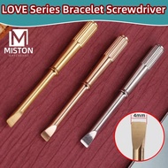 For Cartier Screwdriver LOVE Series Eternal Ring Bracelet Titanium Steel Screwdriver Driver Accessor