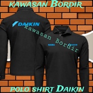 The Newest Daikin polo shirt Daikin Uniform Daikin shirt Daikin shirt full Embroidery Can Be custom.