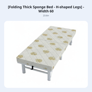 Foldable Design Folding bed with Mattress Space-Saving Portable Guest Bed Easy Assembly Temporary Be