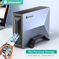 Yottamaster NAS 20TB Network Attached Storage Personal Cloud Storage 2.5 3.5 inch DiskStation Apple