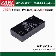 Original Mean Well 20W 2"x1" Package Medical Grade DC-DC Converter MDS20A-05 MDS20A-12 MDS20B-05 MDS