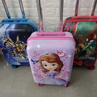 ready stock Malaysia cartoon luggage 18inches