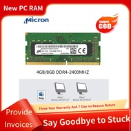 Micron 4GB / 8GB PC4-19200 PC4-2400T DDR4 2400MHz 260 Pin RAM Bộ nhớ máy tính xách tay