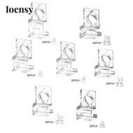 Ioensy 30x Fish Tank Glass Lid Clips Hose Fixing Clips Fish Tank Cover Brackets Fish Tank Accessorie
