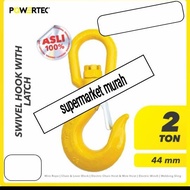 Swivel Hook with Latch 2 Ton POWERTEC