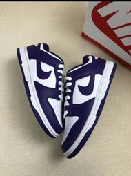 Nike dunk low retro court purple 白紫色 男女同款