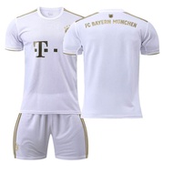 FCS Bayern Munichs Soccer Jersey for Adult Children 22-23 Away White No. 17 Manés No. 6 Kimmichs No.