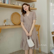 Maili dress (Vanilla Chapters) เดรสลำลอง ลายสก็อต